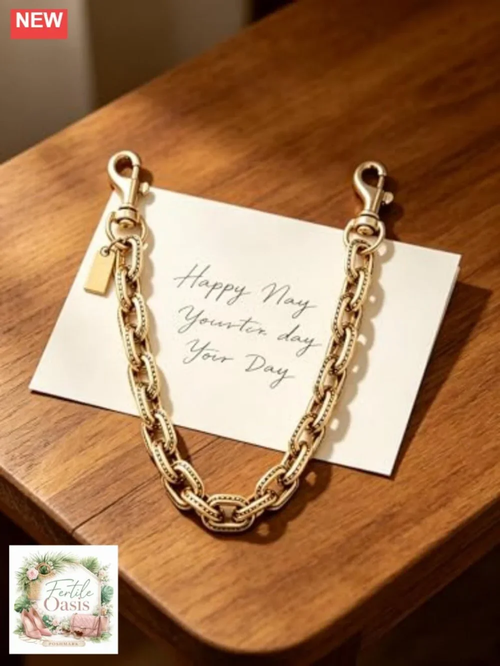 Vintage Handbag Extension Chain Keychain - Double Lobster Clasp Shoulder Strap